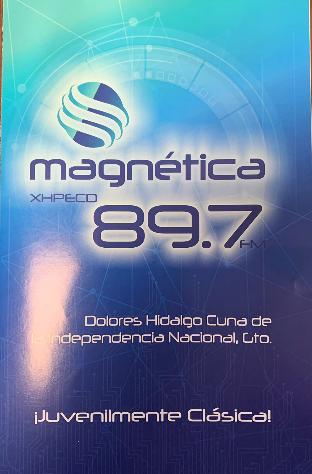 Identidad gráfica de Magnética FM XHPECD 89.7 FM