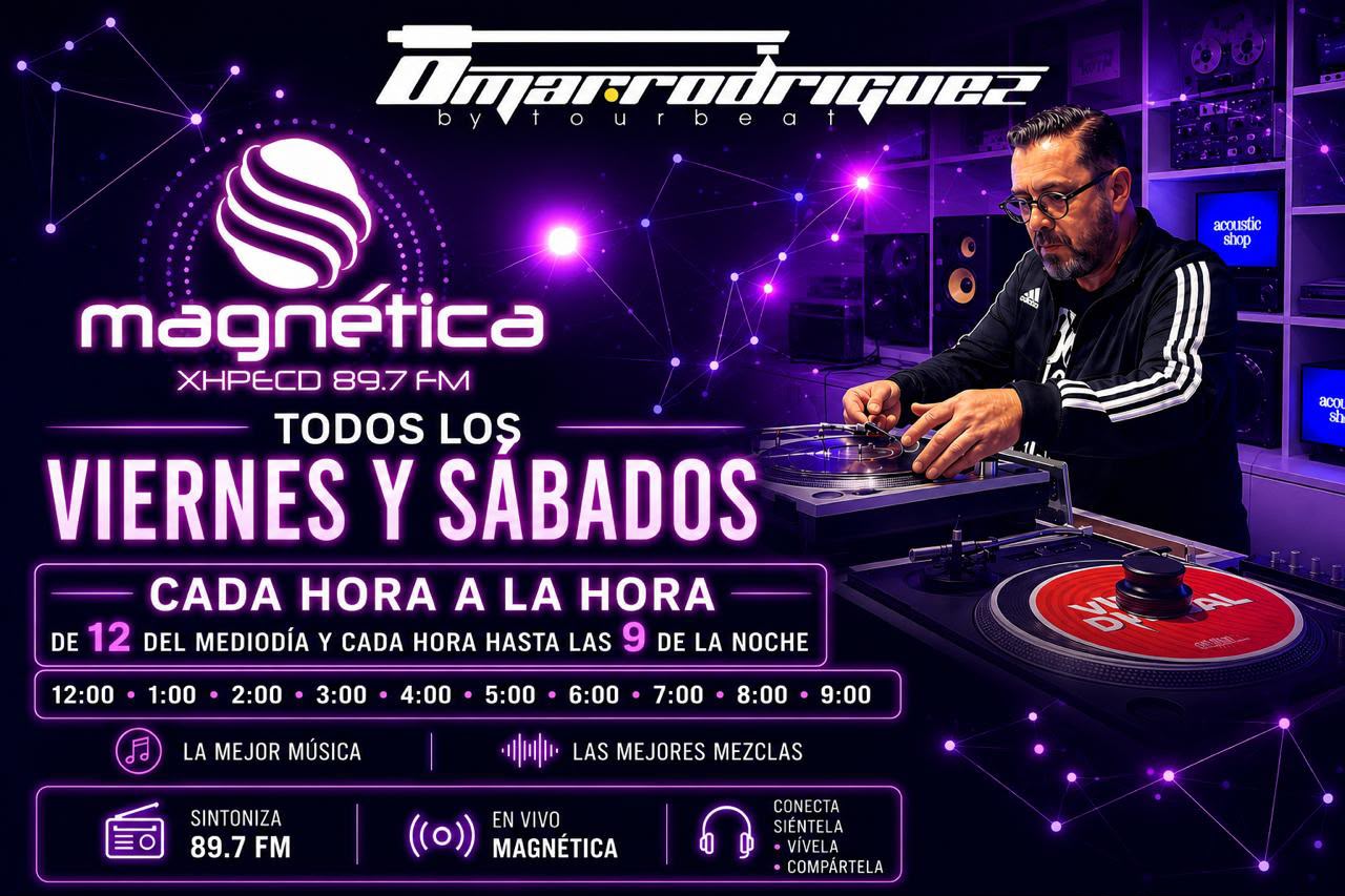 Omar Rodríguez by Tourbeat en Magnética FM 89.7